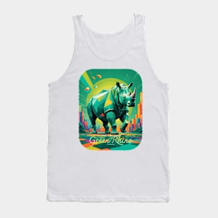 Green Rhino Tank Top